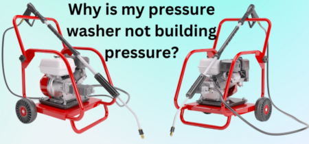 Why is my pressure washer not building pressure?