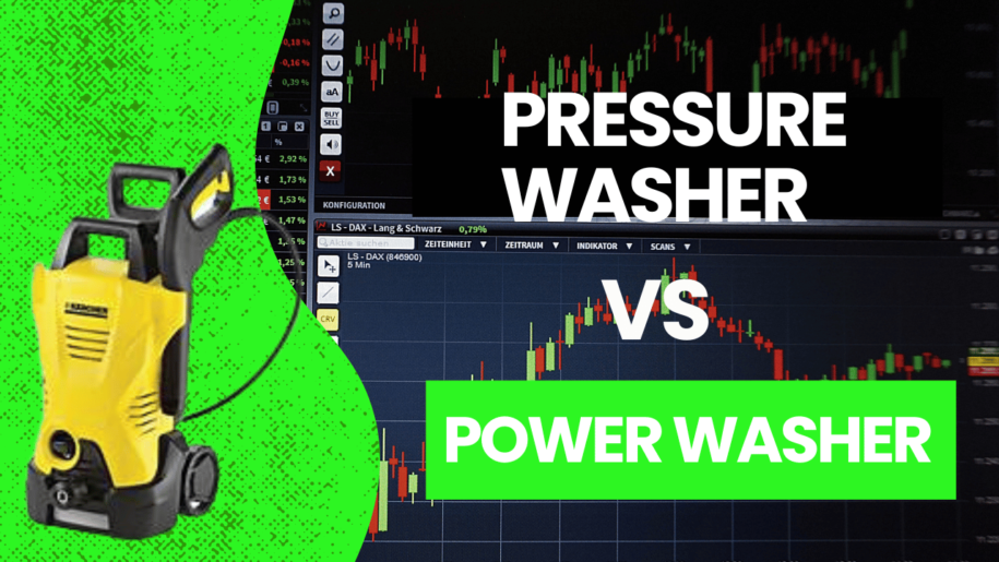 What is the difference between a Pressure Washer and a Power Washer?